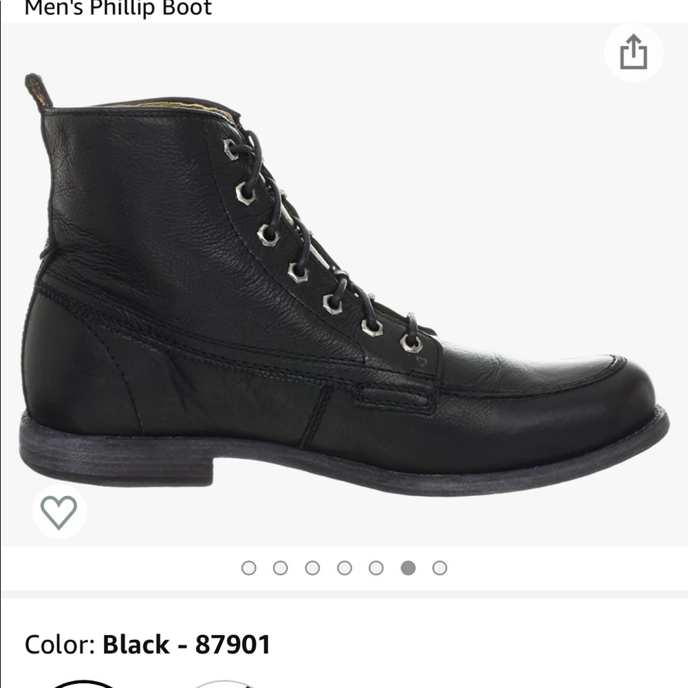 FRYE PHILLIP WORK BOOT MENS LEATHER LACE UP BOOT